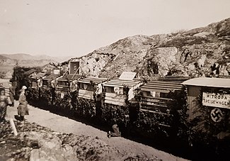 Opening of the 'Lunde-Bahn' in Farsund, Norway, on 19 April 1943 (01).jpg