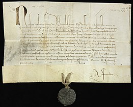 Letter from Pope Nicholas V to the Bishop of Växjö, Sweden