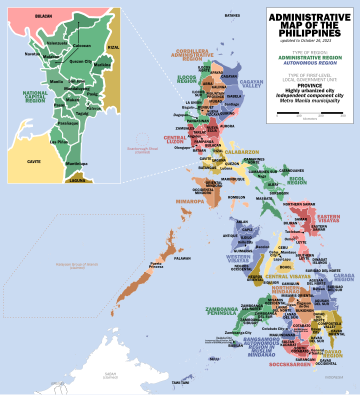 List of primary local government units of the Philippines