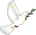 Aufsteigende Taube als Symbol des Parakleten, des Heiligen Geistes