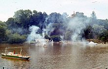 Naval Warfare event Peasholm Park (Naval battle0.jpg