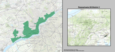 How many voting districts are there in Pennsylvania as of the latest census?