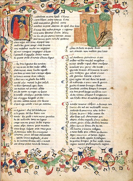 The first five sonnets of Petrarch's Il Canzoniere