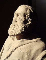 Close-up of the same statue.