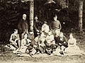 Piknikező társaság a város környéki erdőszélén. A felvétel az 1880-as években készült. Fortepan 96138.jpg