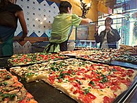 Pizza al taglio at Trastevere in Rome