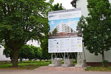 Platenstraße Blick Richtung Sudermannstraße