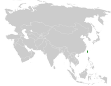 Pnoepyga formosanai Distribution map.png