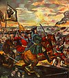 Slaget vid Poltava utkämpas för 313 år sedan.