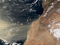 Polvo sahariano sobre las Canarias (NASA Terra-Modis) (4996286957).jpg