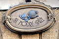 House sign Blue rose, Prague