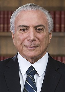 Michel Temer President of Brazil from 2016 to 2018