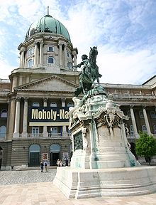 Statue Prinz Eugens am Budapester Königspalast
