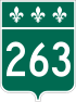 Route 263 Schild