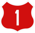 Highway 1 shield