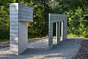 Deutsch: Skulptur Gegen das Vergessen [10], (Waltraud Späth), Kunstweg Kluftern, Friedrichshafen-Kluftern, Bodenseekreis, Baden-Württemberg, Deutschland Deutsch: Sculpture Gegen das Vergessen [10], (Waltraud Späth), Kunstweg Kluftern, Friedrichshafen-Kluftern, district Bodenseekreis, Baden-Württemberg, Germany The photographical reproduction of this work is covered under the article § 59 of the German copyright law, which states that "It shall be permissible to reproduce, by painting, drawing, photography or cinematography, works which are permanently located on public ways, streets or places and to distribute and publicly communicate such copies. For works of architecture, this provision shall be applicable only to the external appearance." As with all other “limits of copyright by legally permitted uses”, no changes to the actual work are permitted under § 62 of the German copyright law (UrhG). See Commons:Copyright rules by territory/Germany#Freedom of panorama for more information. العربية ∙ Deutsch ∙ English ∙ Esperanto ∙ español ∙ français ∙ 한국어 ∙ македонски ∙ português ∙ português do Brasil ∙ русский ∙ українська ∙ 中文 ∙ 中文（简体） ∙ 中文（繁體） ∙ +/−