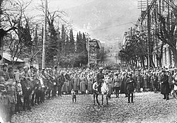 チフリスに進駐する第11軍（1921年2月）