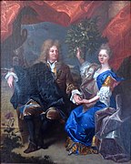 Hyacinthe Rigaud, Le Comte Jan Andrzej Morsztyn et sa fille • 1692.