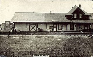 <span class="mw-page-title-main">Roblin station</span> Railway station in Manitoba, Canada