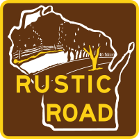 Rustic road.svg