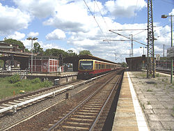 S-Bahn Berlin-Wannsee állomáson