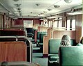 Innenraum mit Polstersitzen ET 165 im Juni 1984 (Westnetz unter BVG-Verwaltung)