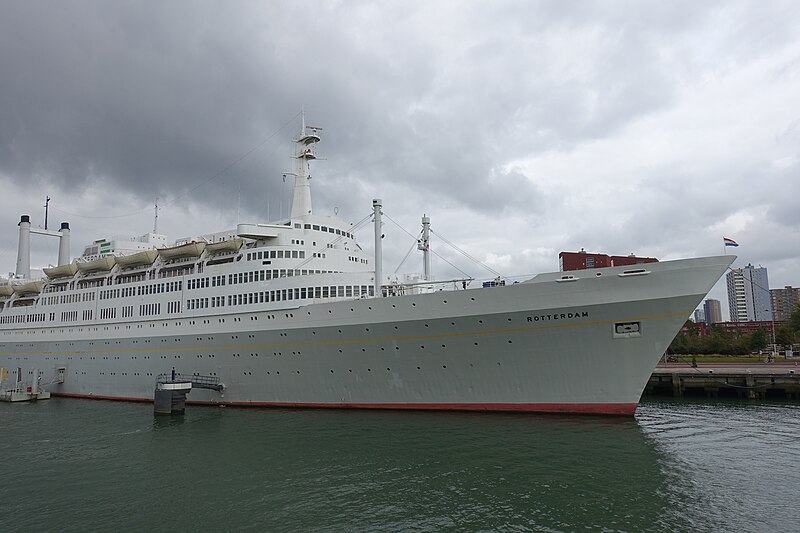 File:SS Rotterdam cruise ship @ Harbour Tour @ Spido @ Rotterdam (30267594080).jpg