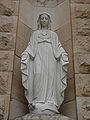 Statue of the Virgin Mary on the façade