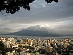 Kagoshima - wulkan Sakurajima - Japonia
