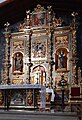 Čeština: Oltář kostela Santuario del Santo Hermano ve Vilafloru na ostrově Tenerife, Španělsko English: Santuario del Santo Hermano - church, Vilaflor, Canary Islands, Spain.