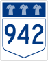 Highway 942 shield