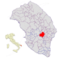 Collocatio finium municipii in Provincia Lupiensi.