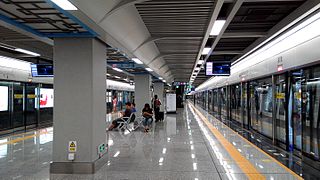 <span class="mw-page-title-main">Shenwan station</span> Metro station in Shenzhen, China