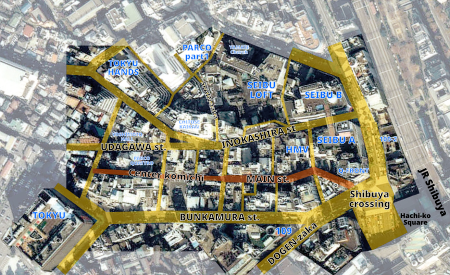 ไฟล์:Shibuya Center Gai map.svg