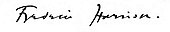 signature de Frederic Harrison