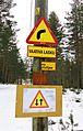 Signs on skiing track.jpg
