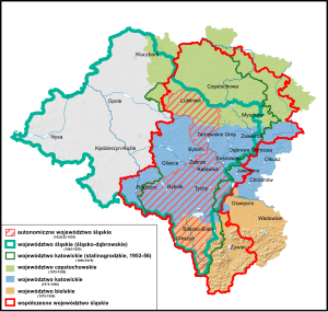 Woiwodschaft Schlesien: Geschichte, Wappen, Verwaltungsgliederung