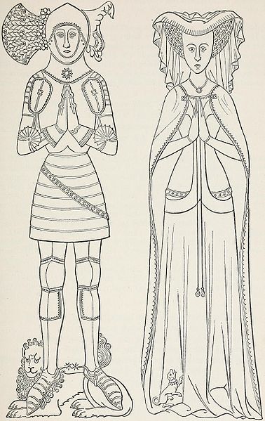 File:Sir Giles Daubney (d 1445-46) illustration of brass effigy.jpg