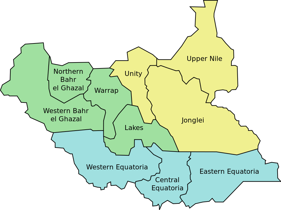 sydsudan kort Sydsudan Wikiwand sydsudan kort
