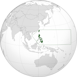 Espagnol Asie de l'Est (projection orthographiques) .svg