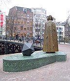 Spinoza Nicolas Dings Zwanenburgwal Amsterdam.JPG