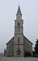 The St. Gregory Church, listed on the National Register of Historic Places in w:St. Nazianz, Wisconsin. Template:Commonist