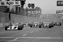 The start of the 1991 USGP in Phoenix Start 1991 USA.jpg
