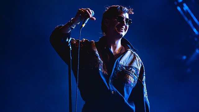 Casablancas performing with the Strokes on New Year's Eve 2019