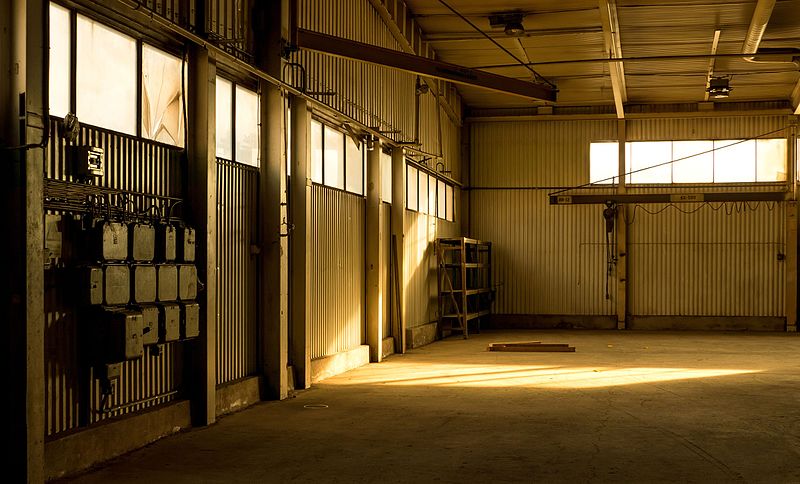 File:Sunlight in an old workshop.jpg