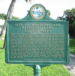 Survivors 'and Salvagers' Camp - 1715 Fleet Historical Marker.jpg