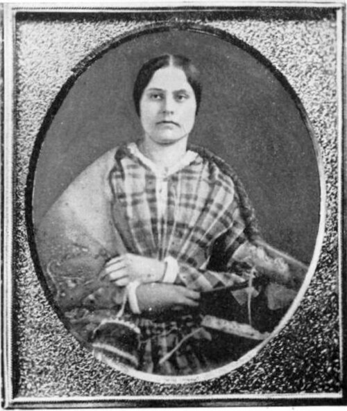 Headmistress Susan B. Anthony in 1848 at age 28