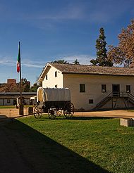 inside the historical sutter s fort main building housing john sutter