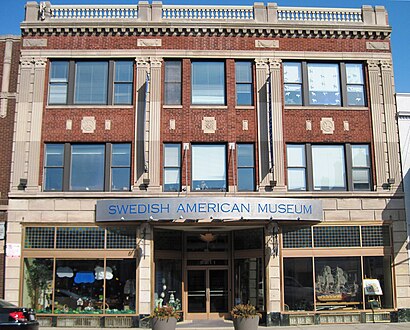 How to get to Swedish American Museum with public transit - About the place