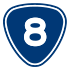 Provincial Highway 8 shield))